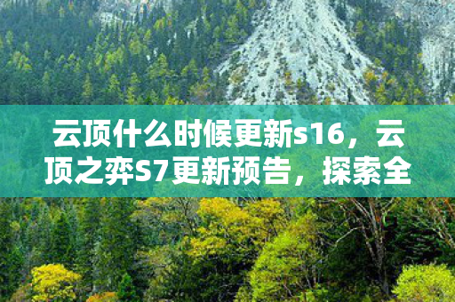 云顶什么时候更新s16图片