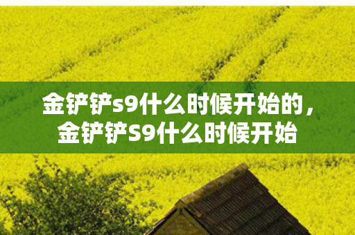 金铲铲s9什么时候开始的，金铲铲S9什么时候开始
