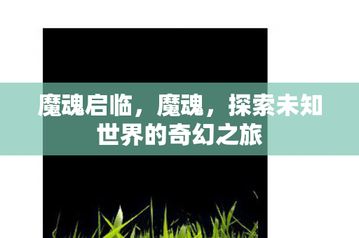 魔魂启临，魔魂，探索未知世界的奇幻之旅