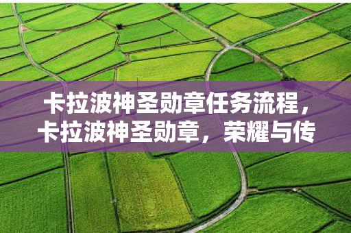 卡拉波神圣勋章任务流程图片