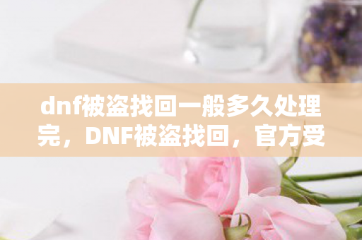 dnf被盗找回一般多久处理完，DNF被盗找回，官方受理时间及注意事项