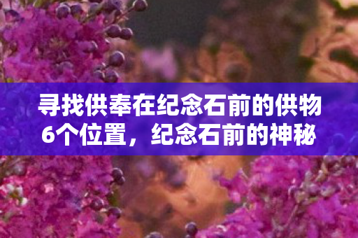寻找供奉在纪念石前的供物6个位置，纪念石前的神秘供物，探寻古老信仰的遗迹