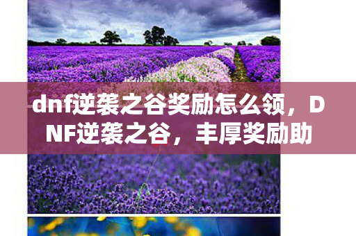 dnf逆袭之谷奖励怎么领，DNF逆袭之谷，丰厚奖励助力玩家逆袭