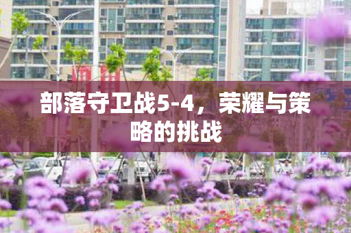 部落守卫战5-4，荣耀与策略的挑战