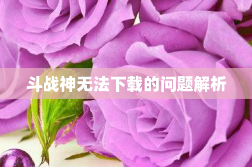 斗战神无法下载的问题解析 斗战神无法下载的问题解析