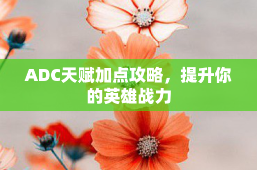 ADC天赋加点攻略，提升你的英雄战力