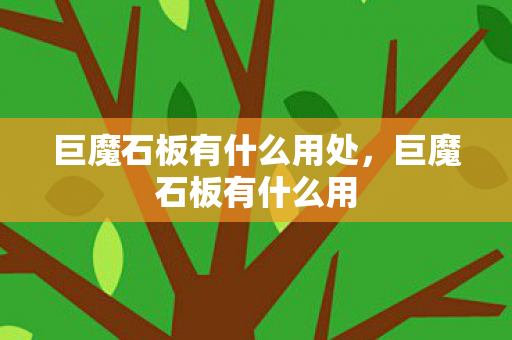 巨魔石板有什么用处,巨魔石板有什么用 巨魔石板有什么用处,巨魔石板有什么用