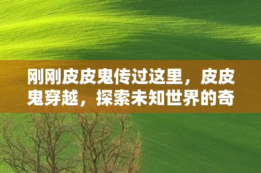 刚刚皮皮鬼传过这里,皮皮鬼穿越,探索未知世界的奇幻之旅 刚刚皮皮鬼传过这里,皮皮鬼穿越,探索未知世界的奇幻之旅