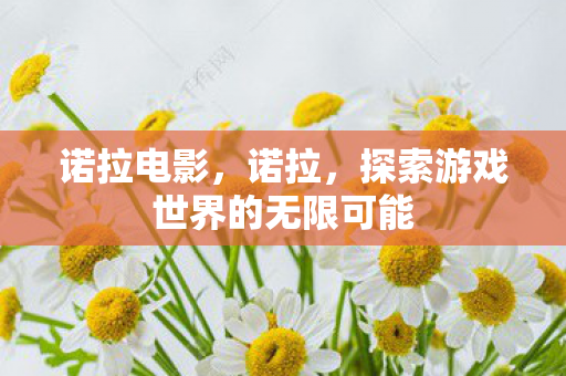 诺拉电影,诺拉,探索游戏世界的无限可能 诺拉电影,诺拉,探索游戏世界的无限可能
