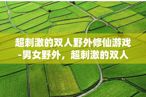 超刺激的双人野外修仙游戏图片