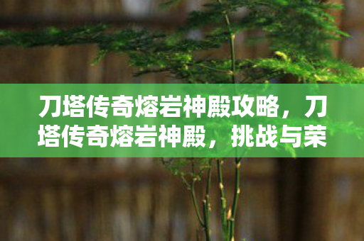 刀塔传奇熔岩神殿攻略，刀塔传奇熔岩神殿，挑战与荣耀的熔炉