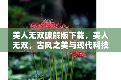 古风之美与现代科技的融合图片