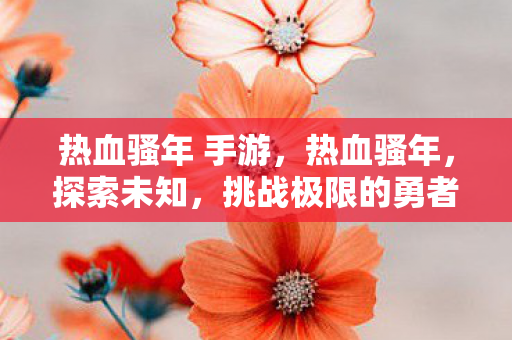 热血骚年 手游,热血骚年,探索未知,挑战极限的勇者之旅 热血骚年 手游,热血骚年,探索未知,挑战极限的勇者之旅