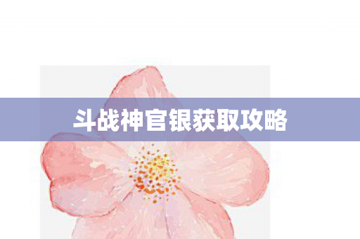 斗战神官银获取攻略