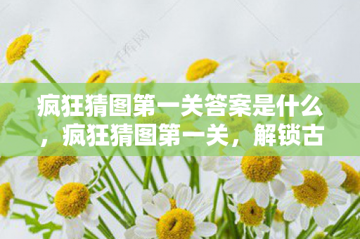 疯狂猜图第一关答案是什么,疯狂猜图第一关,解锁古老谜题,探寻智慧之光 疯狂猜图第一关答案是什么,疯狂猜图第一关,解锁古老谜题,探寻智慧之光