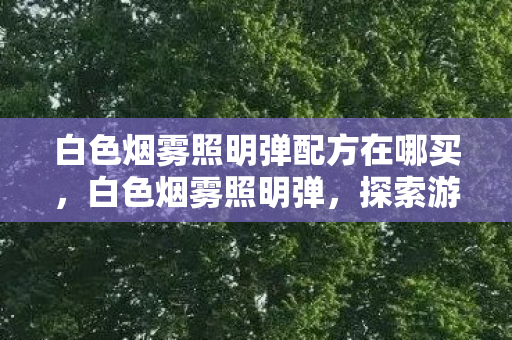 白色烟雾照明弹配方在哪买,白色烟雾照明弹,探索游戏世界的另类魅力 白色烟雾照明弹配方在哪买,白色烟雾照明弹,探索游戏世界的另类魅力