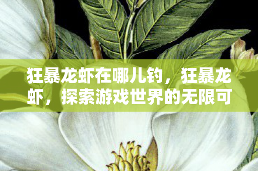 狂暴龙虾在哪儿钓,狂暴龙虾,探索游戏世界的无限可能 狂暴龙虾在哪儿钓,狂暴龙虾,探索游戏世界的无限可能