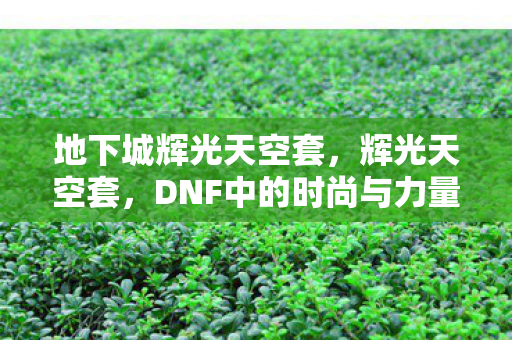 DNF中的时尚与力量图片
