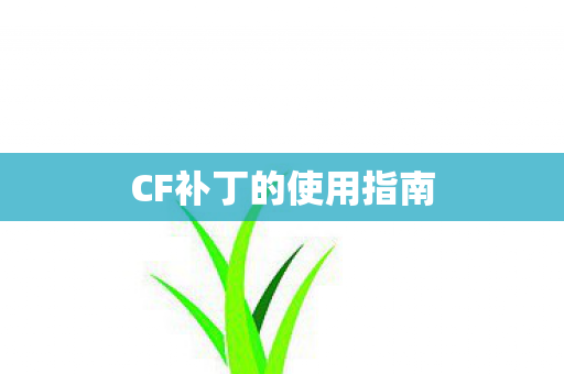 CF补丁的使用指南 CF补丁的使用指南