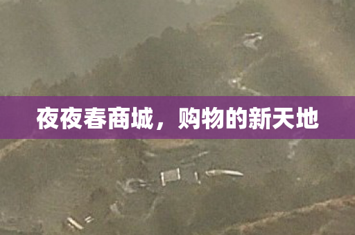 夜夜春商城,购物的新天地 夜夜春商城,购物的新天地