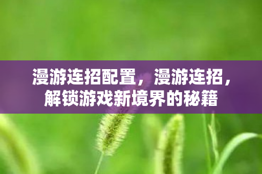解锁游戏新境界的秘籍图片