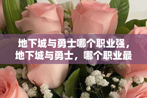 地下城与勇士哪个职业强图片