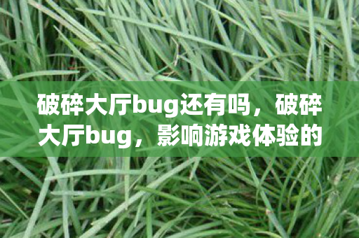 影响游戏体验的深层问题图片