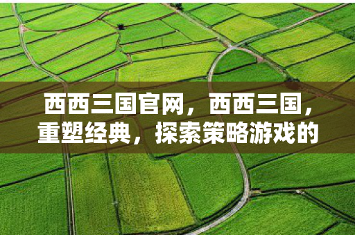 西西三国官网,西西三国,重塑经典,探索策略游戏的无限可能 西西三国官网,西西三国,重塑经典,探索策略游戏的无限可能