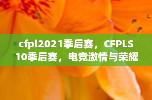 cfpl2021季后赛，CFPLS10季后赛，电竞激情与荣耀的碰撞
