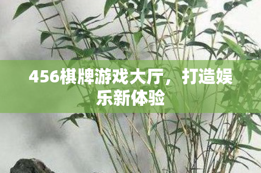 456棋牌游戏大厅图片