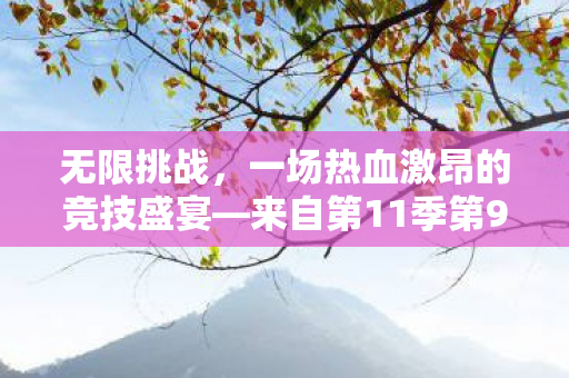 无限挑战,一场热血激昂的竞技盛宴—来自第11季第9期的挑战之旅 无限挑战,一场热血激昂的竞技盛宴—来自第11季第9期的挑战之旅