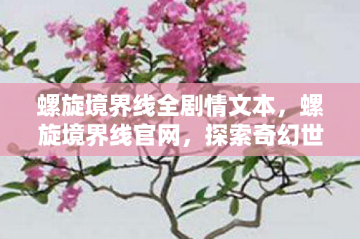 螺旋境界线全剧情文本，螺旋境界线官网，探索奇幻世界的官方门户