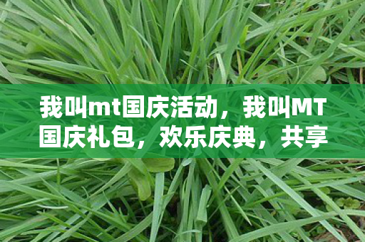 我叫mt国庆活动，我叫MT国庆礼包，欢乐庆典，共享游戏盛宴
