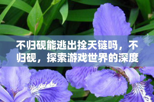 不归砚能逃出拴天链吗,不归砚,探索游戏世界的深度与广度 不归砚能逃出拴天链吗,不归砚,探索游戏世界的深度与广度