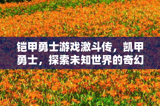 铠甲勇士游戏激斗传,凯甲勇士,探索未知世界的奇幻之旅 铠甲勇士游戏激斗传,凯甲勇士,探索未知世界的奇幻之旅