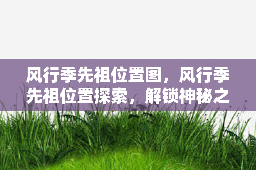 风行季先祖位置探索图片