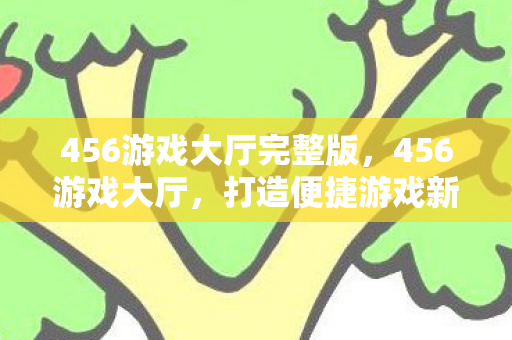 456游戏大厅完整版，456游戏大厅，打造便捷游戏新体验