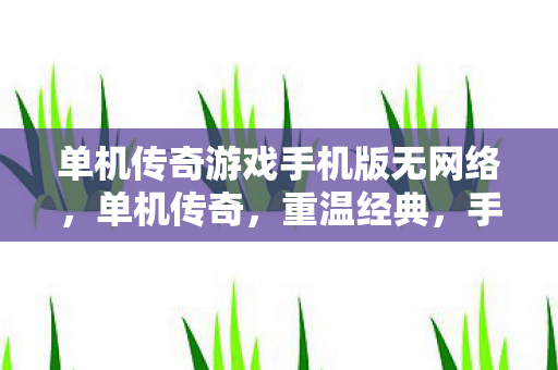 单机传奇游戏手机版无网络图片