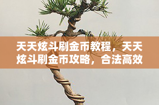 合法高效赚取金币的秘诀图片
