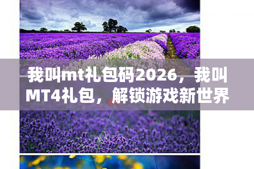我叫mt礼包码2026图片