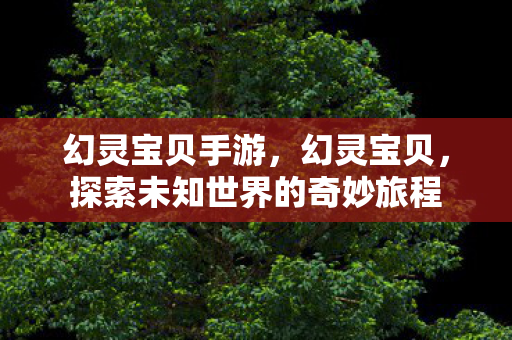 探索未知世界的奇妙旅程图片