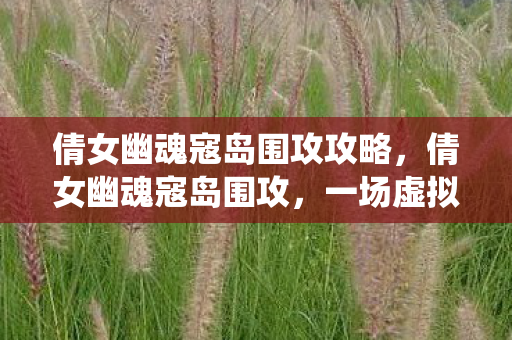 倩女幽魂寇岛围攻攻略，倩女幽魂寇岛围攻，一场虚拟世界的史诗战役