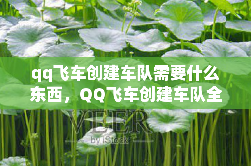 qq飞车创建车队需要什么东西图片