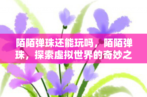 探索虚拟世界的奇妙之旅图片