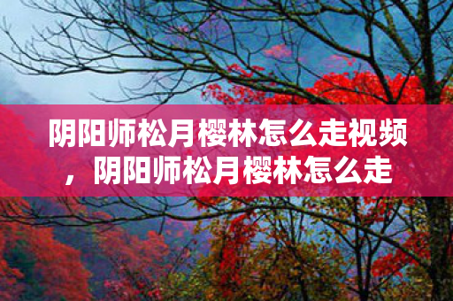 阴阳师松月樱林怎么走视频图片
