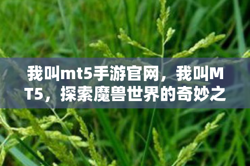 我叫mt5手游官网,我叫MT5,探索魔兽世界的奇妙之旅 我叫mt5手游官网,我叫MT5,探索魔兽世界的奇妙之旅