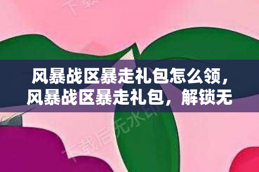 风暴战区暴走礼包怎么领,风暴战区暴走礼包,解锁无限可能的战斗体验 风暴战区暴走礼包怎么领,风暴战区暴走礼包,解锁无限可能的战斗体验