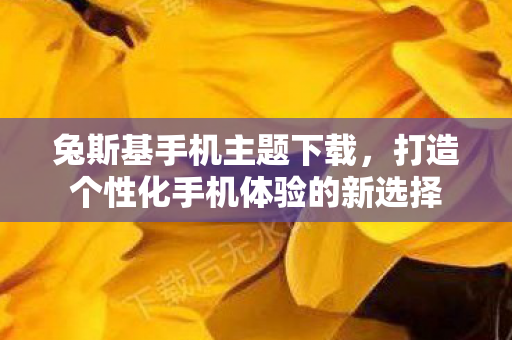 兔斯基手机主题下载，打造个性化手机体验的新选择