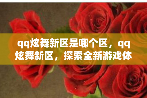 qq炫舞新区是哪个区,qq炫舞新区,探索全新游戏体验,开启音乐舞蹈之旅 qq炫舞新区是哪个区,qq炫舞新区,探索全新游戏体验,开启音乐舞蹈之旅