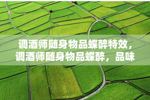 调酒师随身物品蝶醉特效，调酒师随身物品蝶醉，品味与艺术的完美融合